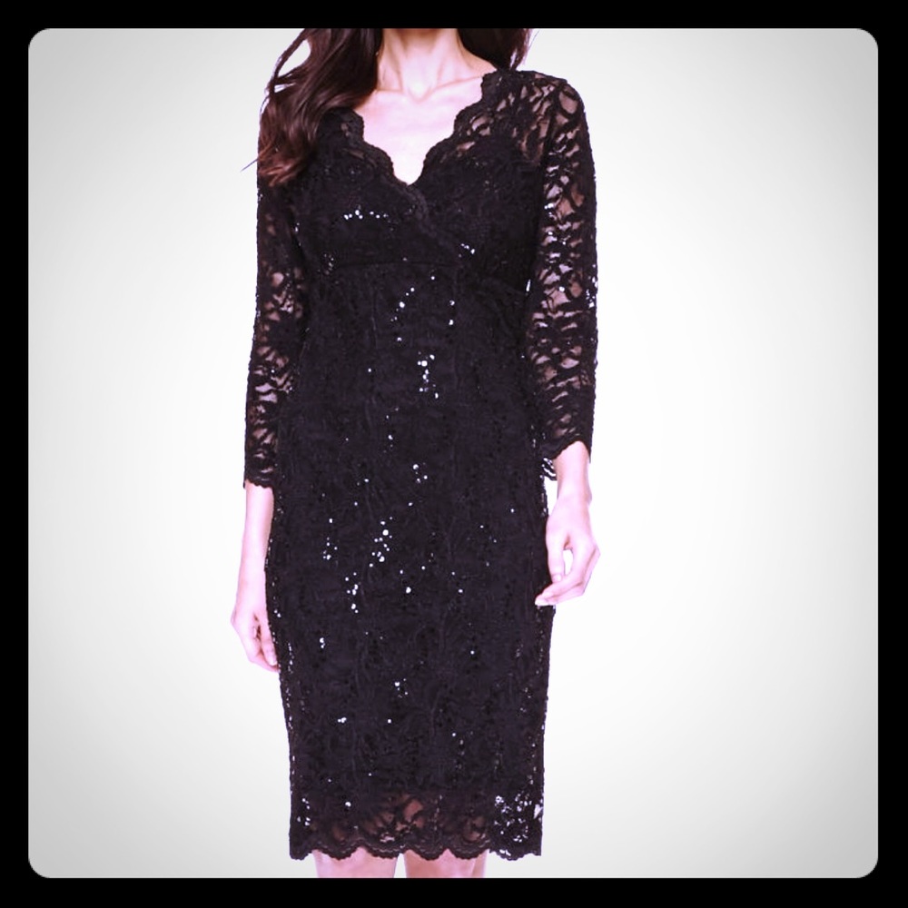 Black sheath dress by Blu Sage